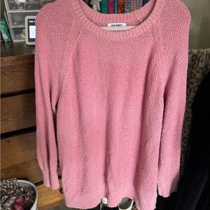 Old Navy Pink Crew Neck Sweater